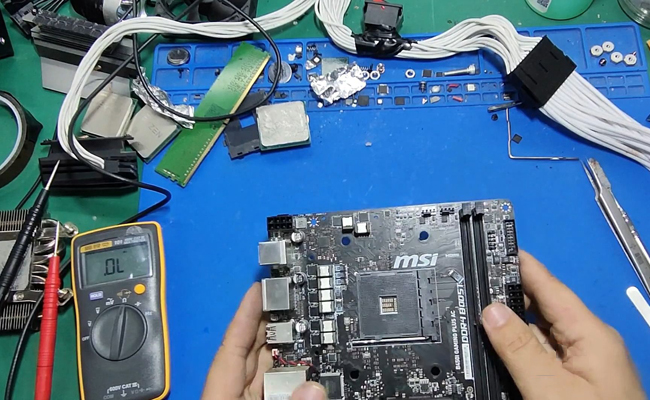 四平华硕电脑主板维修